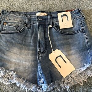 Nature Blue Jean Shorts for Women